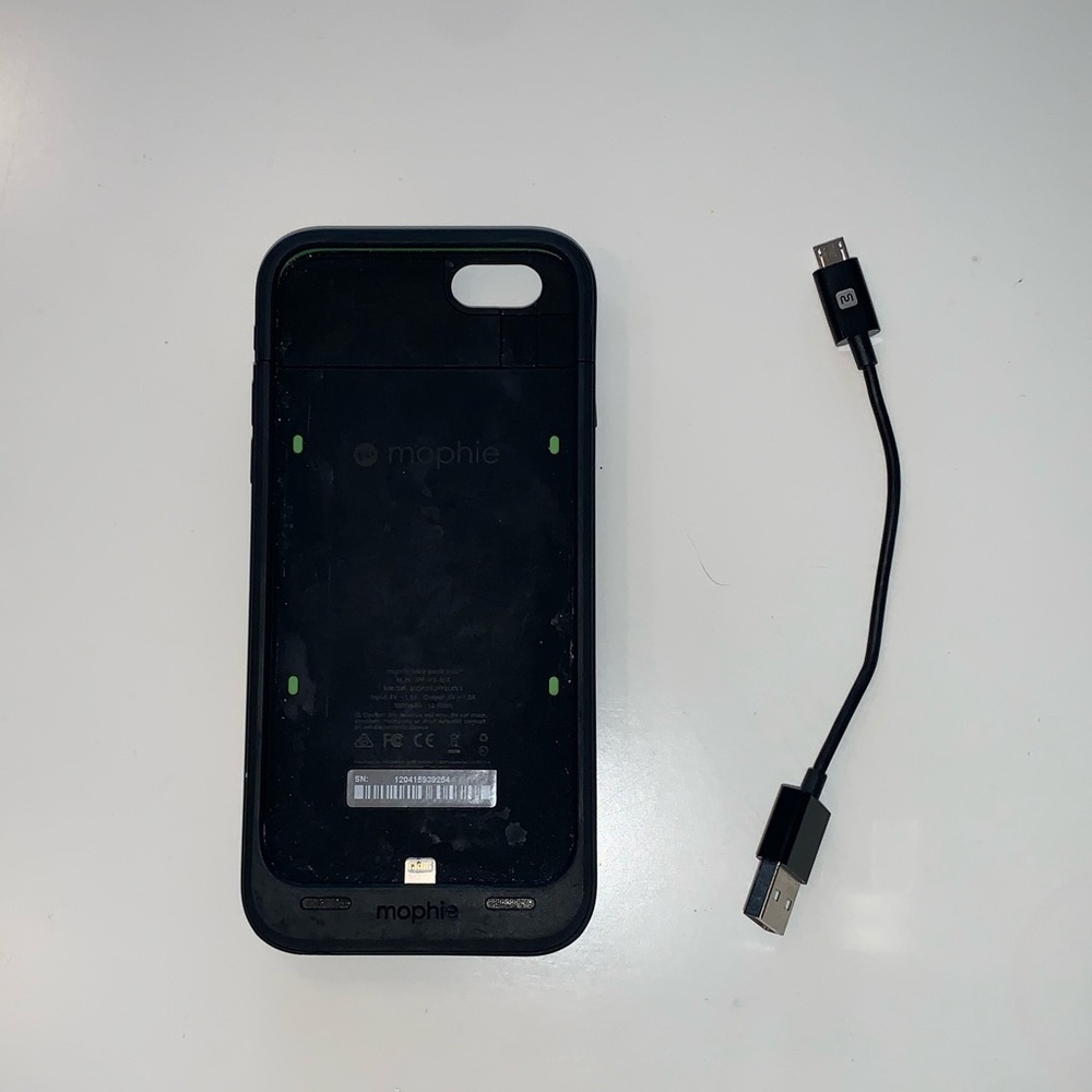 Black Morphie Charging Case for IPhone 6 Plus